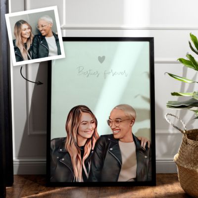 Quadro Personalizzato in Stile Fumetto