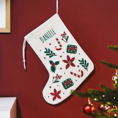 Calza di Natale Personalizzata con Fantasia e Nome