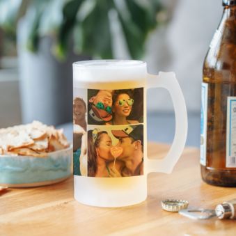 Boccale da Birra Personalizzato con 5 Foto