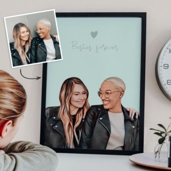 Quadro Personalizzato in Stile Fumetto