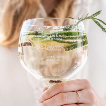 Bicchiere da Gin Personalizzato con Nome