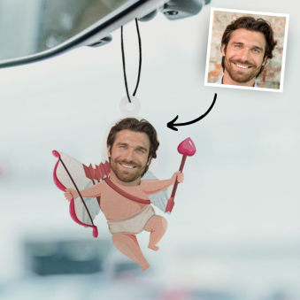 Profumatore Auto Personalizzato Cupido con Faccia