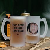 Boccale da Birra Personalizzato con Foto e Testo