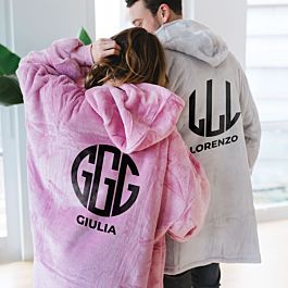 Coperta Con Cappuccio Oversize Con Maniche - Morbida Felpa Coperta Portatile Per Bambini Ragazzi E Ragazze