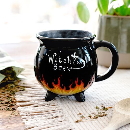 Tazza Stregata 'Witches Brew' – New Bone China, Forma Di Calderone, Regalo Originale Per Halloween