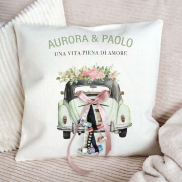 Cuscino Personalizzato Regalo di Denaro per un Matrimonio