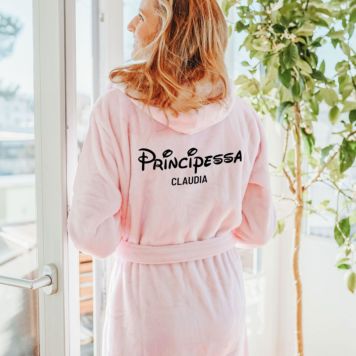 Accappatoio Principessa Personalizzabile 