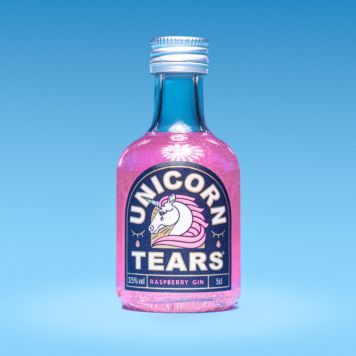 Gin Lacrime di Unicorno Pink con Lampone in Bottiglia Mini