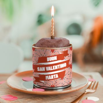 Torta in Lattina Personalizzata con Testo