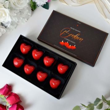 Candele al Profumo di Cioccolato a forma di Cuore