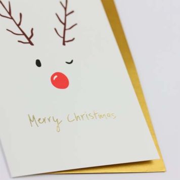 Biglietto di Natale Renna