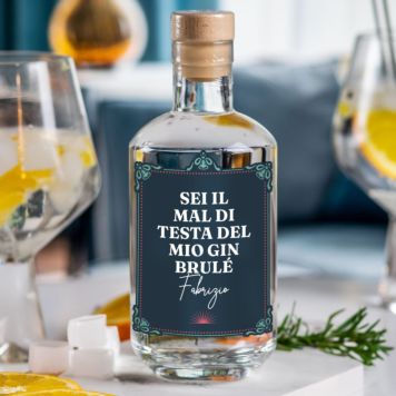 Gin Personalizzato con Testo e Nome