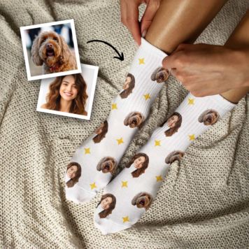 Calzini Personalizzati con Animale Domestico e Viso