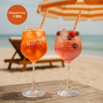 Set regalo bicchieri Aperol e Lillet