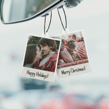 Profumatore Auto Personalizzato in Stile Polaroid Set da 2