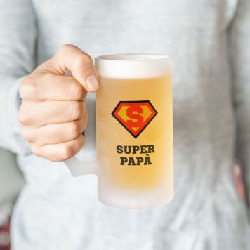 Boccale da Birra Personalizzato Supereroe