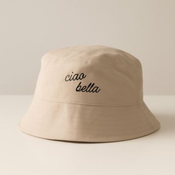 Cappello da Pescatore Personalizzati con due Frasi