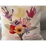 Federa Cuscino Personalizzata Mazzo di Fiori con Impronta della Mano