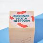 Ecocube - Peperoncino a forma di Pene in Cubo di Legno