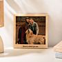 Stampa su Legno con Foto in Stile Polaroid