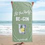 Telo Mare Personalizzato con Drink e Frasi