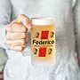 Boccale da Birra Personalizzato con Logo e 4 Volti