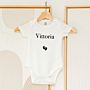 Body Neonato Personalizzato con Nome e Simbolo