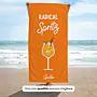 Telo Mare Personalizzato con Drink e Frasi