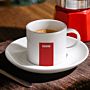 Personalisierbare Espresso Tasse mit Namen und Hintergrund