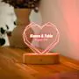 Lampada LED Cuore Personalizzata
