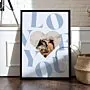 Poster Personalizzato a forma di Cuore con Foto e Testo
