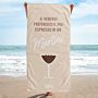 Telo Mare Personalizzato con Drink e Frasi