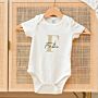 Body Neonato Personalizzato con Monogramma