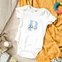 Body Neonato Personalizzato con Monogramma