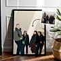 Poster Illustrazione disegnata a mano con 4 Persone