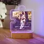 Lampada LED Personalizzata Puzzle con Foto e Testo