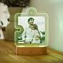 Lampada LED Personalizzata Puzzle con Foto e Testo