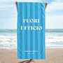 Telo Mare Personalizzato Vintage con Testo