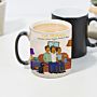 Tazza Personalizzata con Illustrazione della Famiglia dei Cartoni Animati