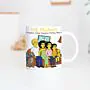 Tazza Personalizzata con Illustrazione della Famiglia dei Cartoni Animati