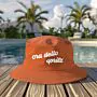 Cappello da Pescatore Personalizzati con due Frasi