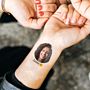 Set di 6 Tatuaggi Personalizzati con Faccia e Testo