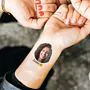 Set di 6 Tatuaggi Personalizzati con Faccia e Testo