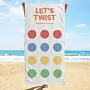 Telo Mare Personalizzato Let's Twist
