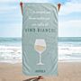 Telo Mare Personalizzato con Drink e Frasi