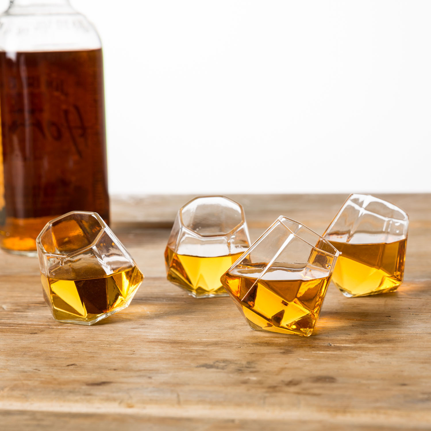 Bicchierini da liquore Diamante - Set da 4 Bicchieri