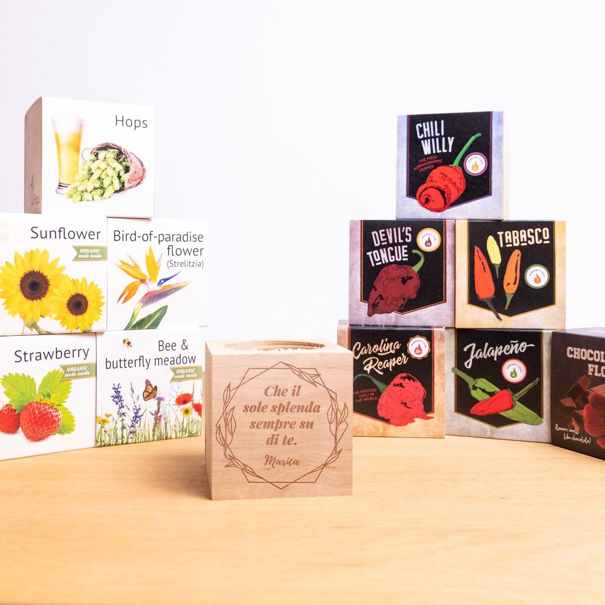 Ecocube Personalizzato con Testo