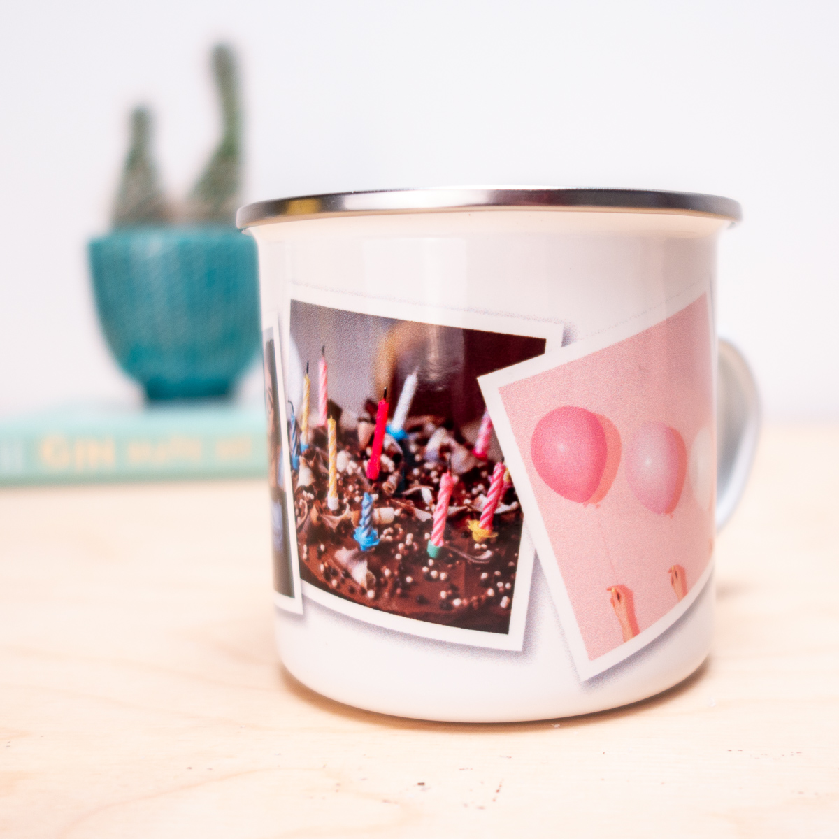 Tazza di Metallo Personalizzabile con Foto