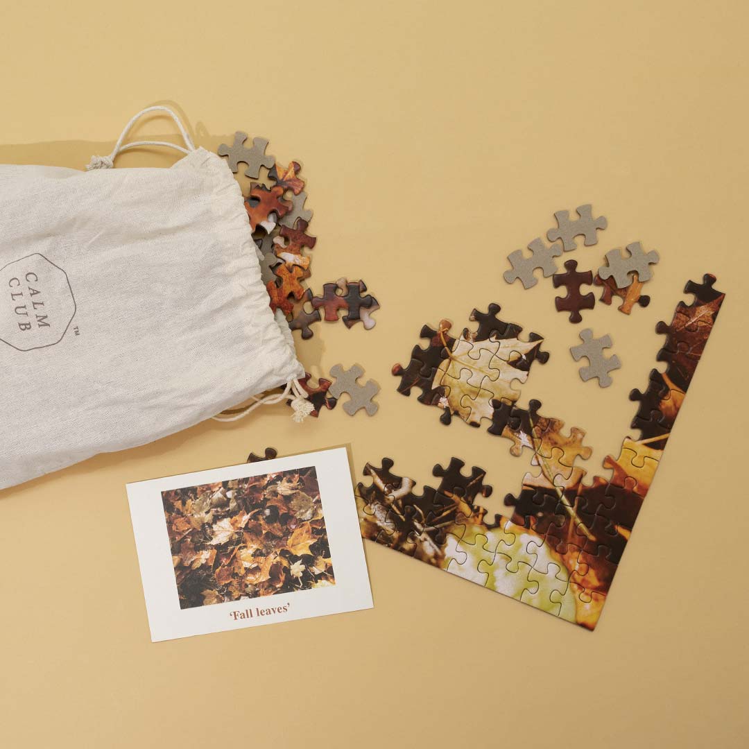 Puzzle Calm Club con Fogliame Autunnale, Gioco, Regalo, Idee Regalo