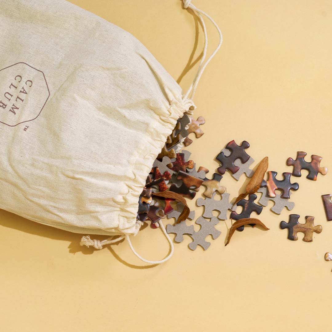 Puzzle Calm Club con Fogliame Autunnale